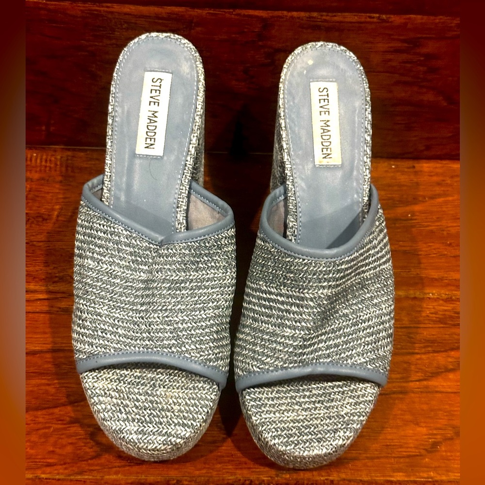 Steve Madden Promising Platform Heeled Mule Size 8.5